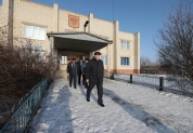 Рабочая поездка Валерия Малышева в Майнский район, 7 февраля 2025 г.