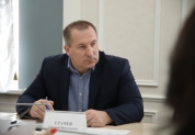 Встреча Председателя ЗСО Валерия Малышева и лидеров фракций с врио Губернатора Ульяновской области Алексеем Русских