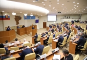 Отчет губернатора Алексея Русских в Законодательном собрании Ульяновской области