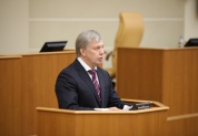 Отчет губернатора Алексея Русских в Законодательном собрании Ульяновской области