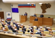 Отчет губернатора Алексея Русских в Законодательном собрании Ульяновской области