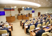 Отчет губернатора Алексея Русских в Законодательном собрании Ульяновской области