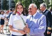 Вручение дипломов выпускникам Ульяновского института гражданской авиации имени Главного маршала авиации Б. П. Бугаева