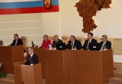 Выступает Губернатор Ульновской области Сергей Морозов
