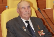 Участник парада Победы 24 июня 1945 года Василий Артамонников